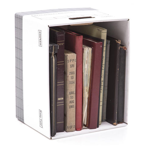 Box of Miscellaneous Tall Books