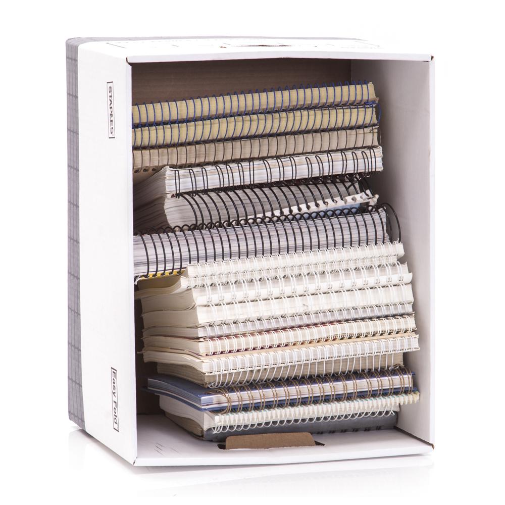 Box of Spiral Notebooks 2