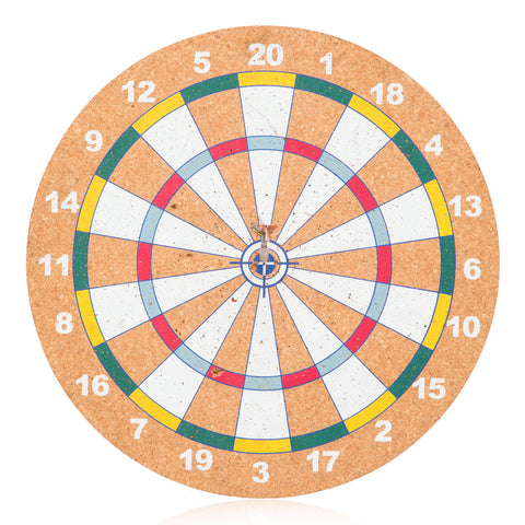 Modern Tan Cork Dartboard