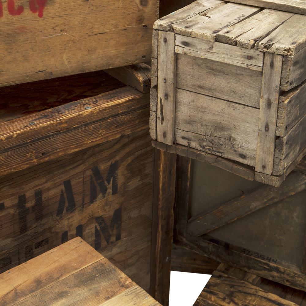 Wood Assortment of Crates