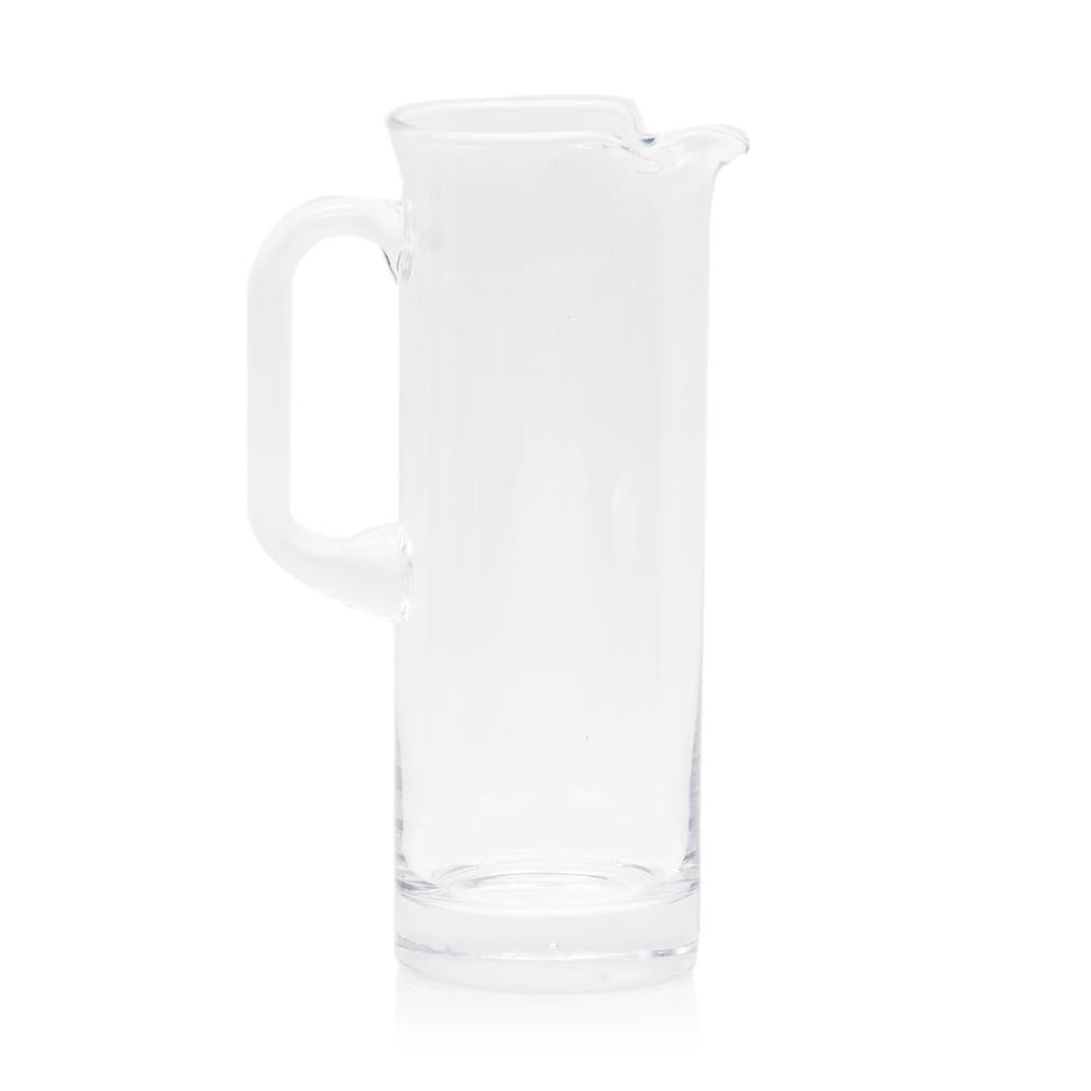 Glass Modern Cylinder Pitcher