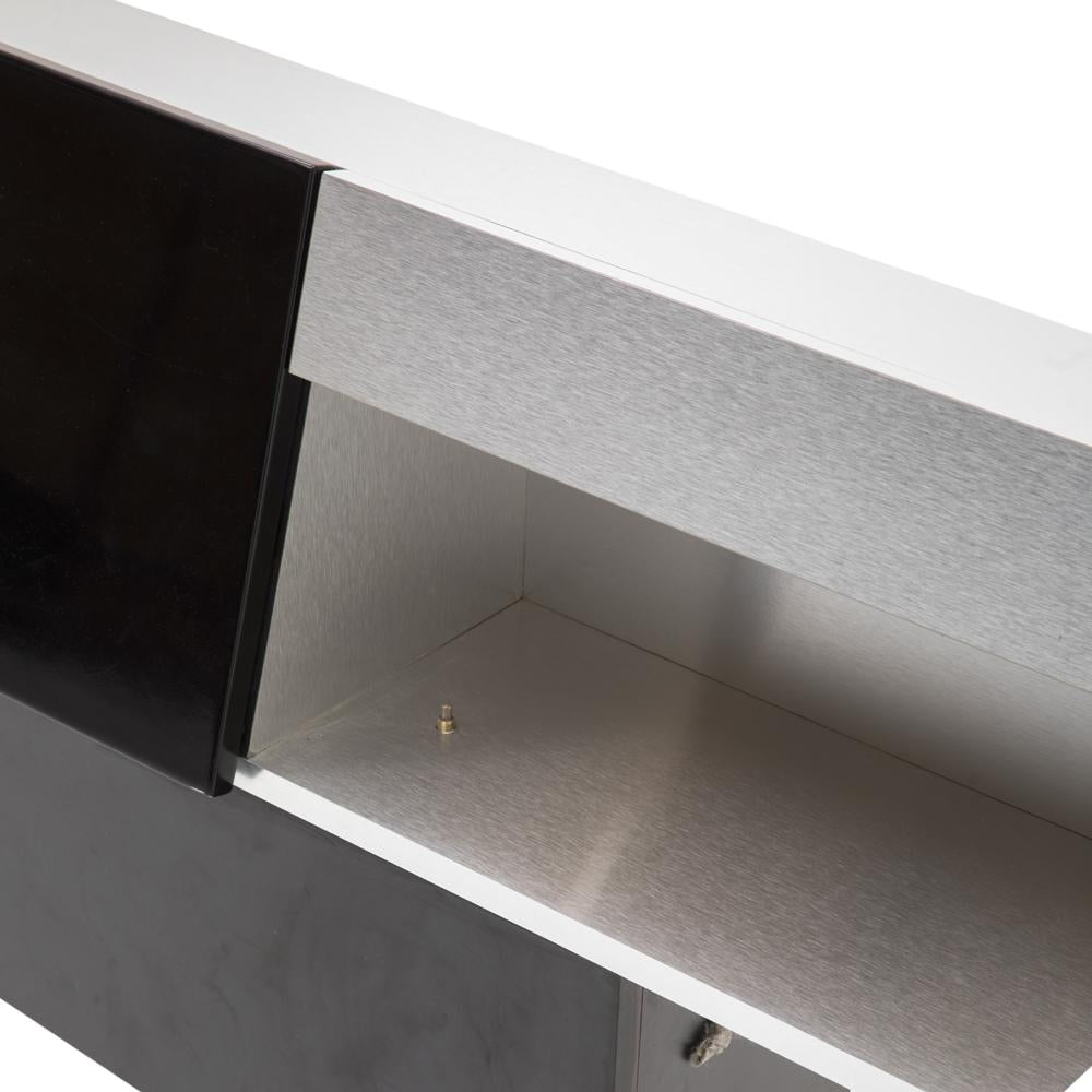 Black & Silver Sleek Modern Headboard
