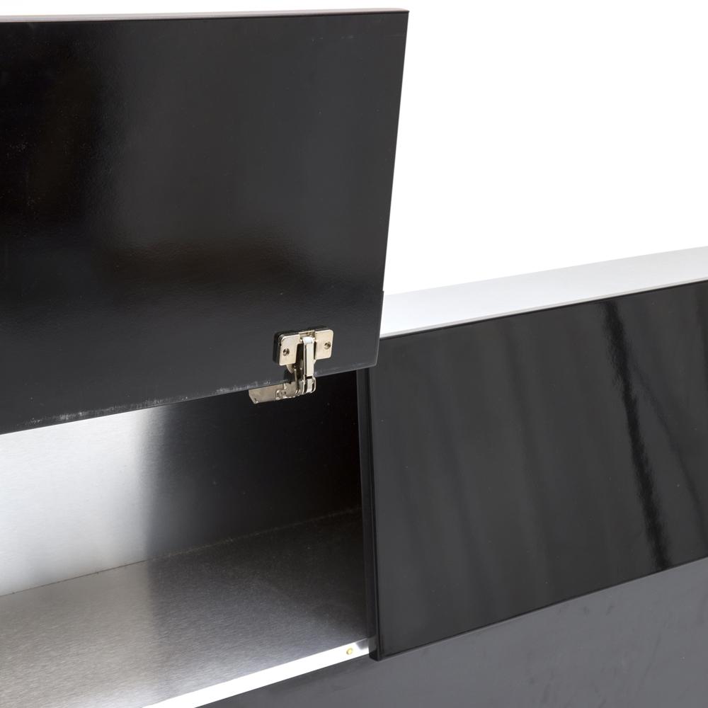 Black & Silver Sleek Modern Headboard