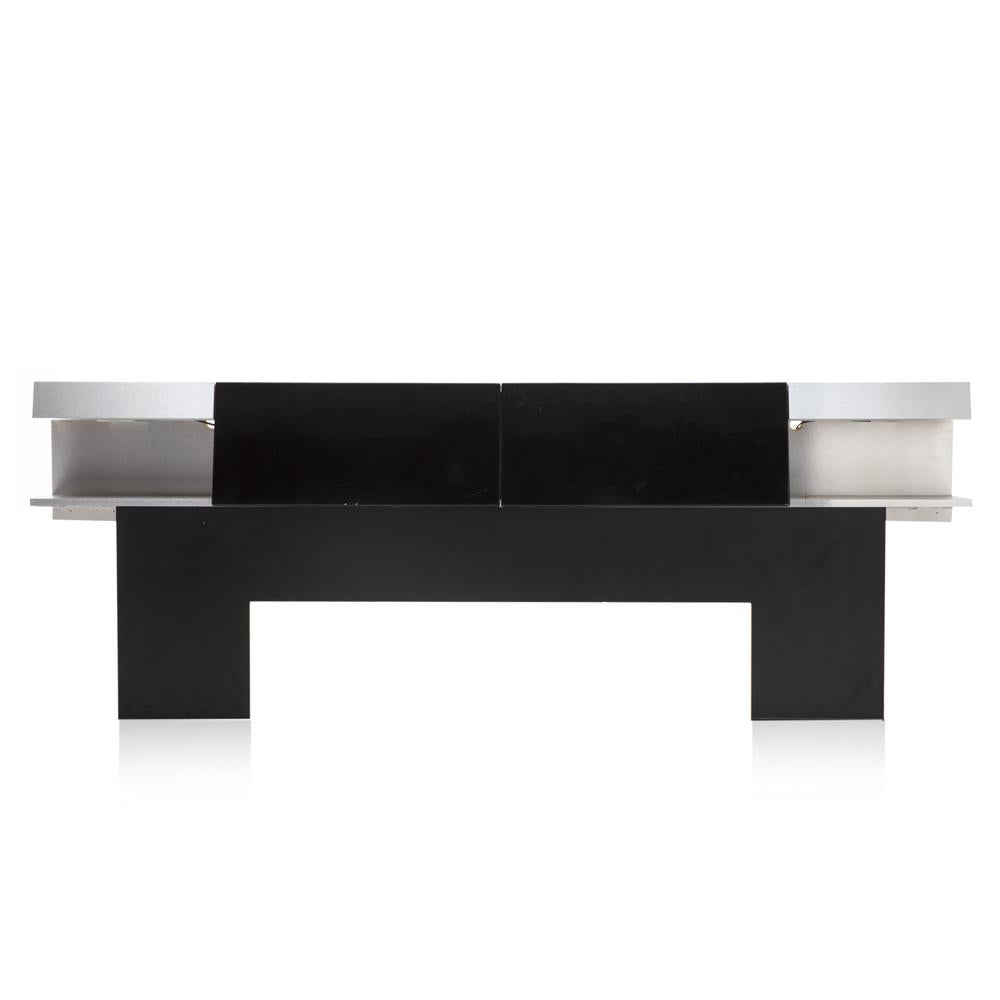Black & Silver Sleek Modern Headboard