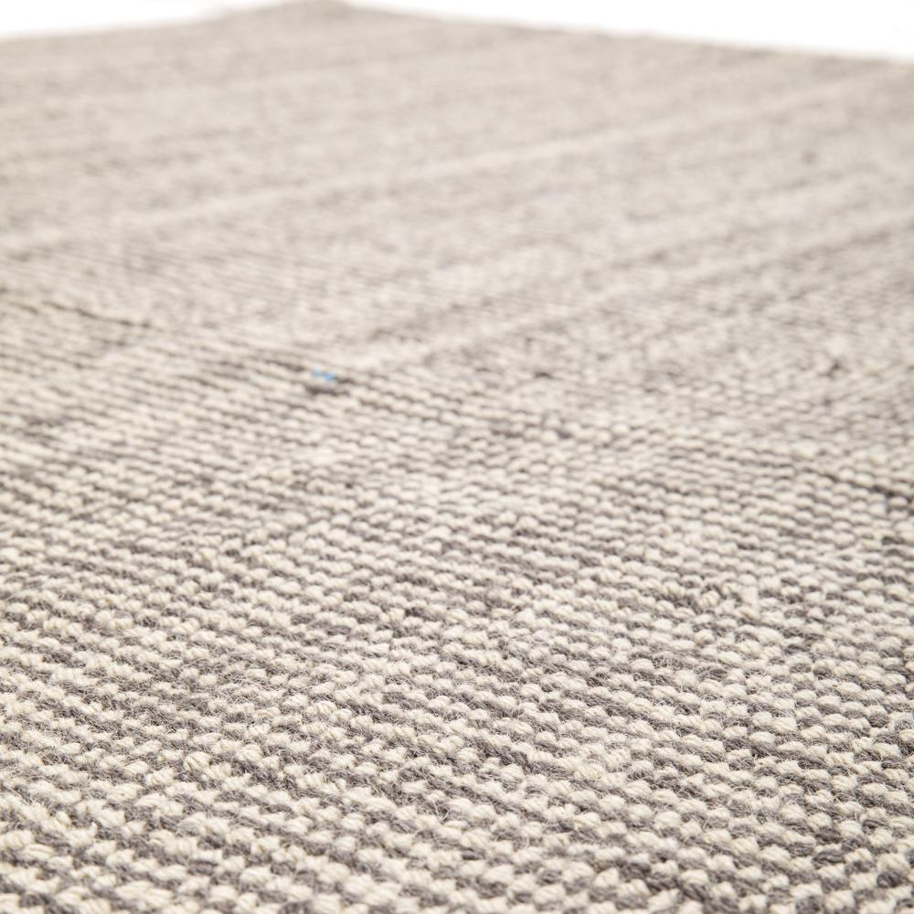 Square Charcoal Grey Tones Rug