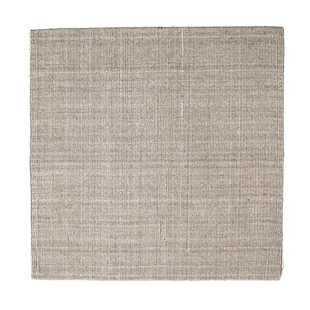 Square Charcoal Grey Tones Rug