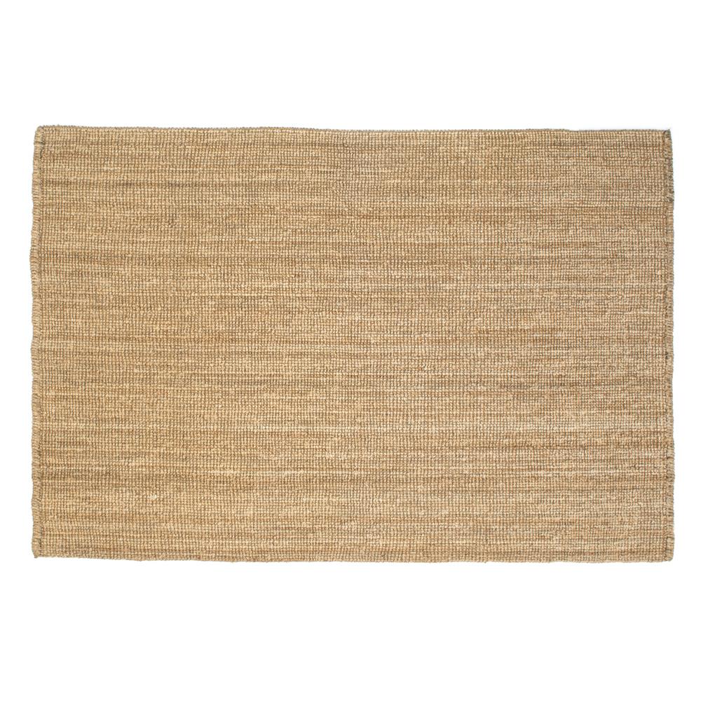 Thick Natural Fiber Woven Rug