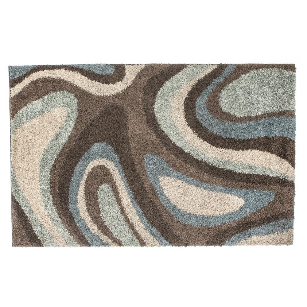 Wave Print Large Rug