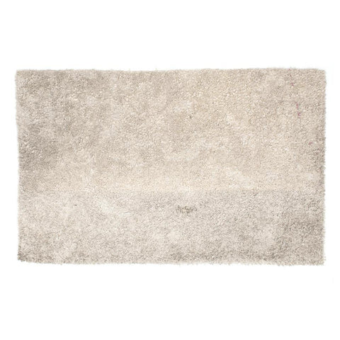 Cream Modern Shag Rug - small