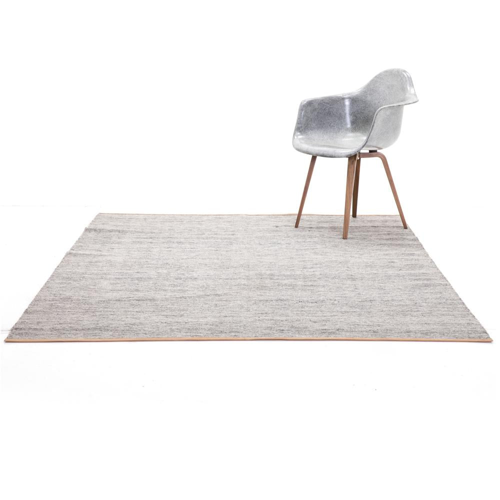 Thin Pile Grey Rug