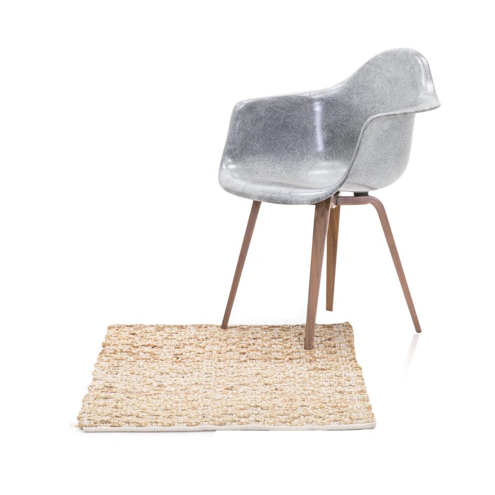 Small Braided Raffia Mat