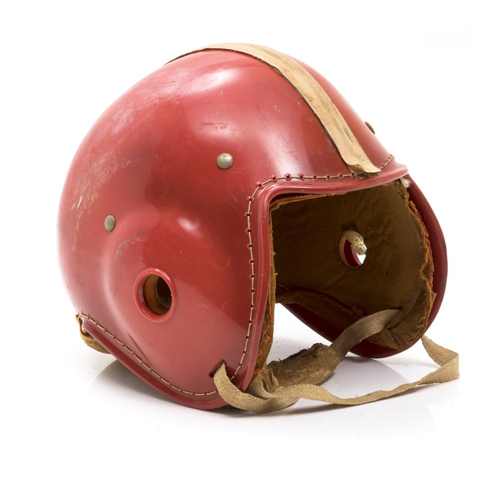 Vintage Red Football Helmet