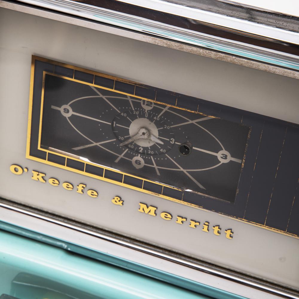 Vintage Teal Wall Oven Facade