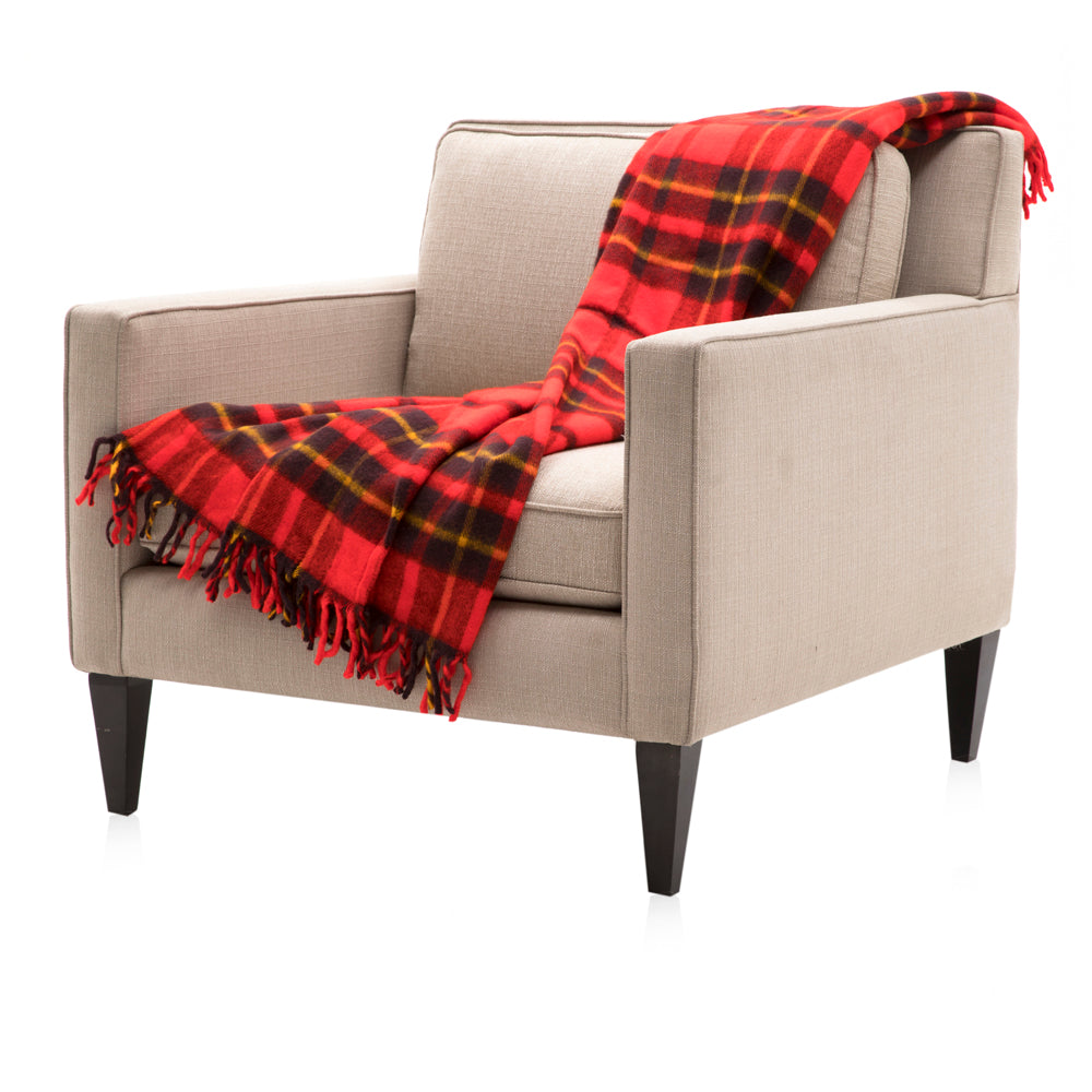 Red Tartan Throw