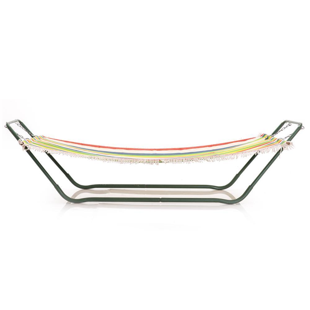 Vintage Rainbow Stripe Fabric Hammock