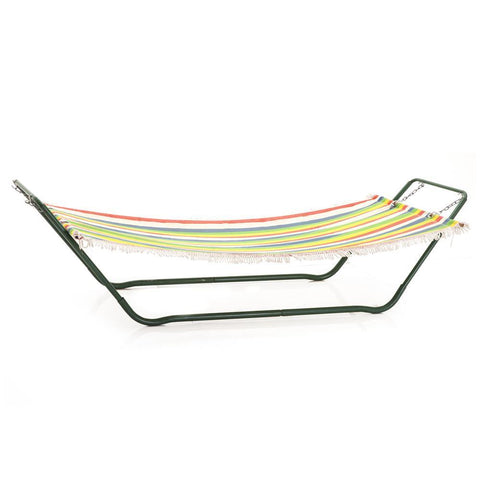 Vintage Rainbow Stripe Fabric Hammock