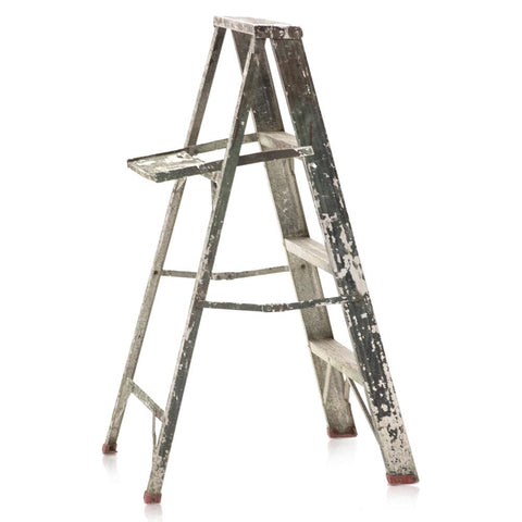Paint Splattered Metal Ladder