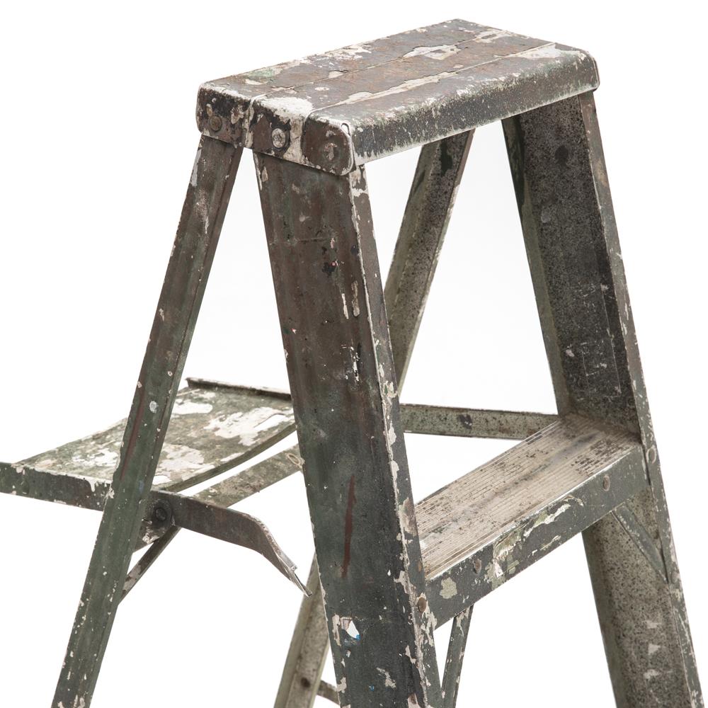 Paint Splattered Metal Ladder
