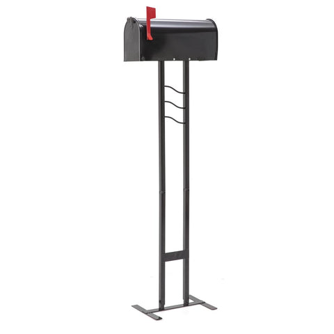 Black Standing Mailbox