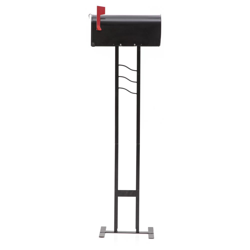 Black Standing Mailbox