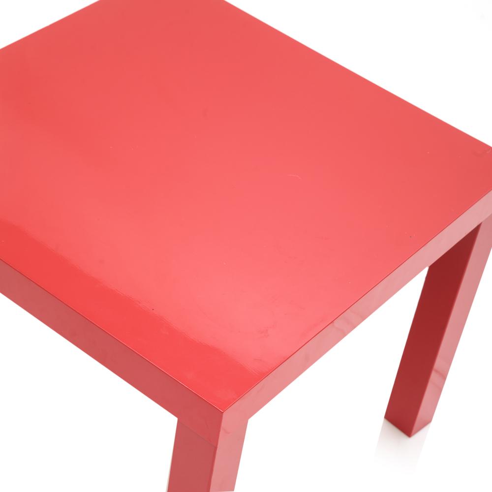 Red Side Table