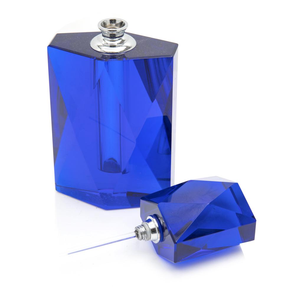Blue Glass Perfume Bottle