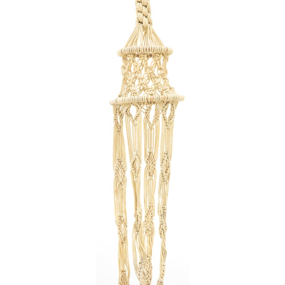 Beige Hanging Macrame