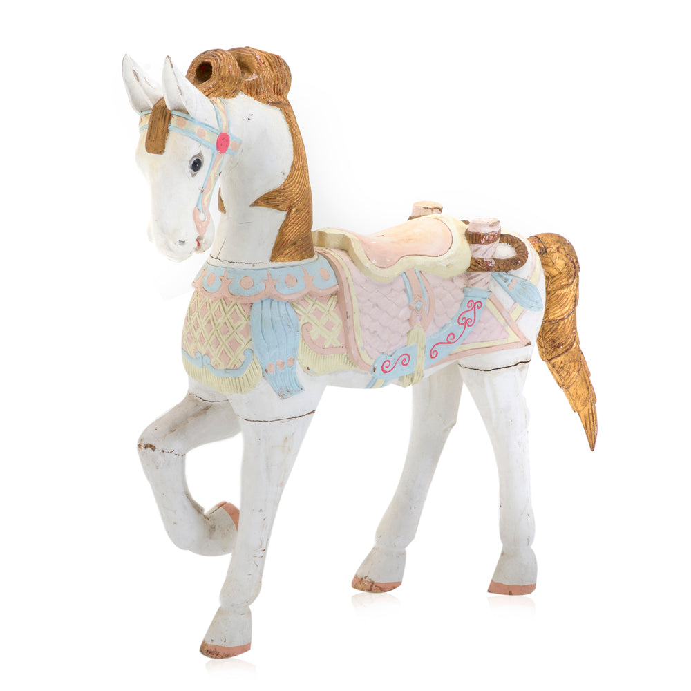 Large Pastel Carousel Horse