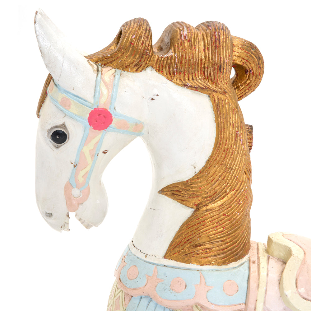 Large Pastel Carousel Horse