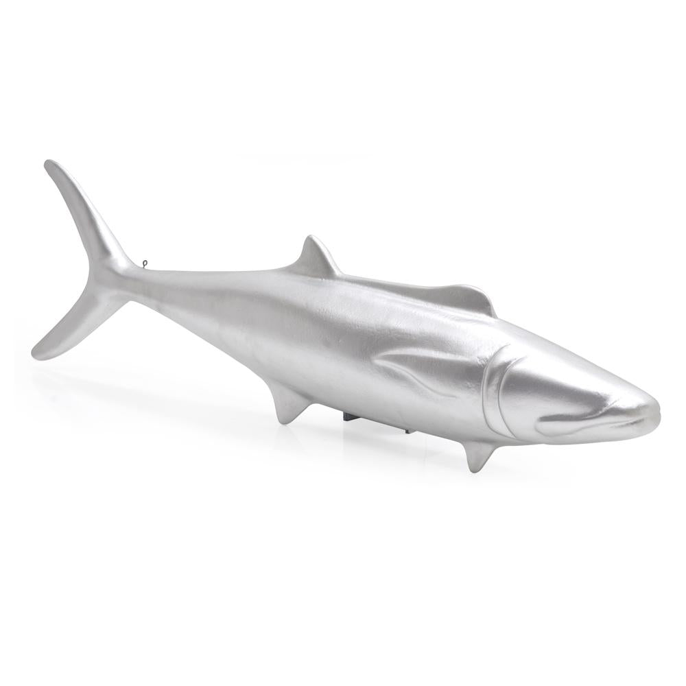 Long Silver Painted Fish