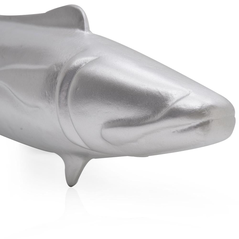 Long Silver Painted Fish