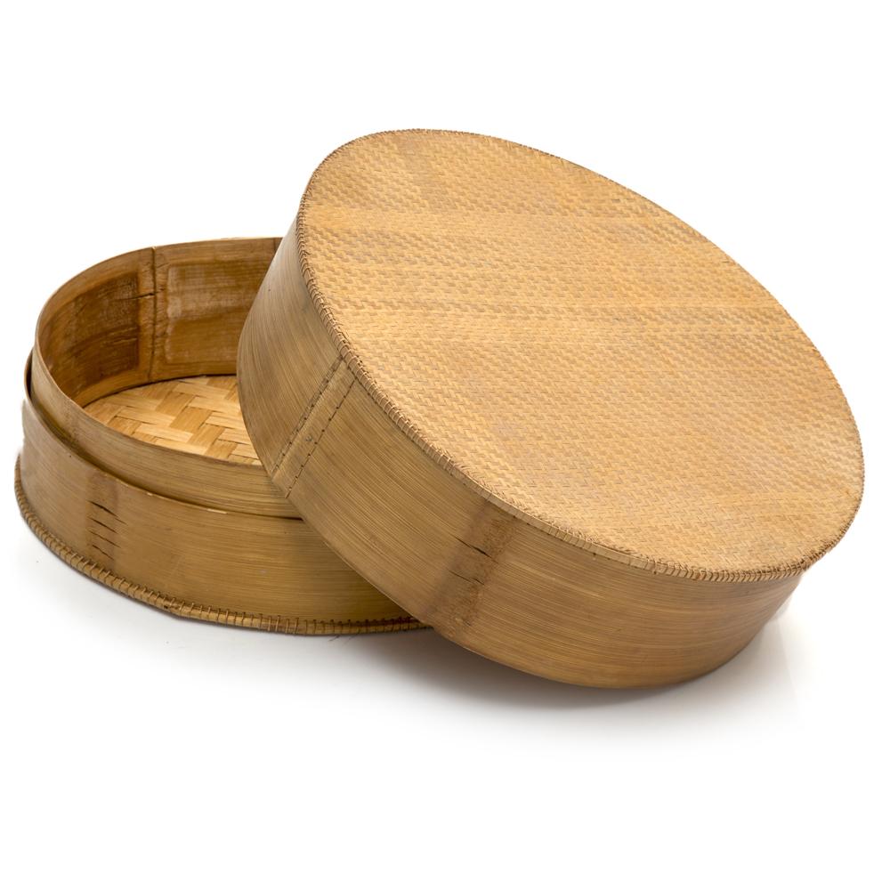 Wood Hat Box