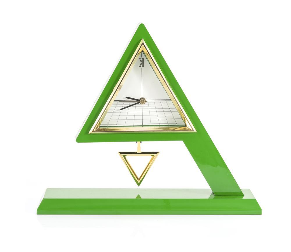 Green Triangle Clock