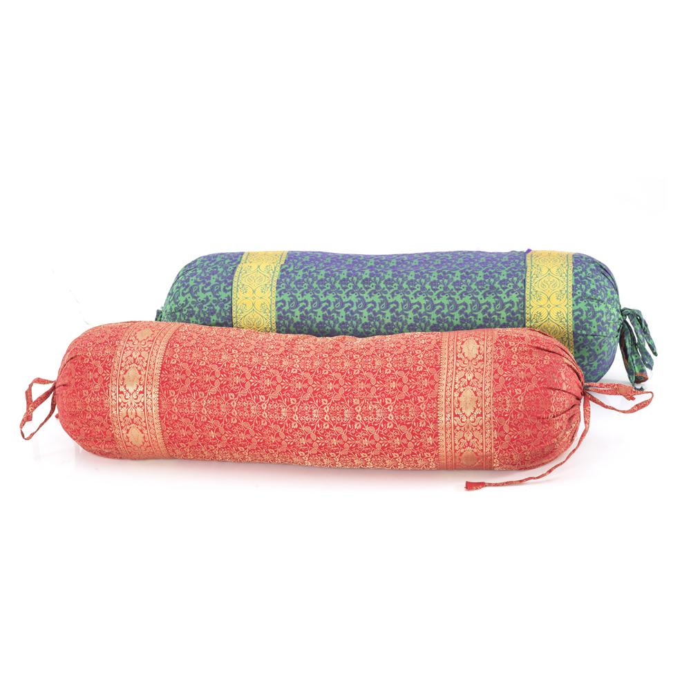 Red Middle Eastern Bolster Pillow