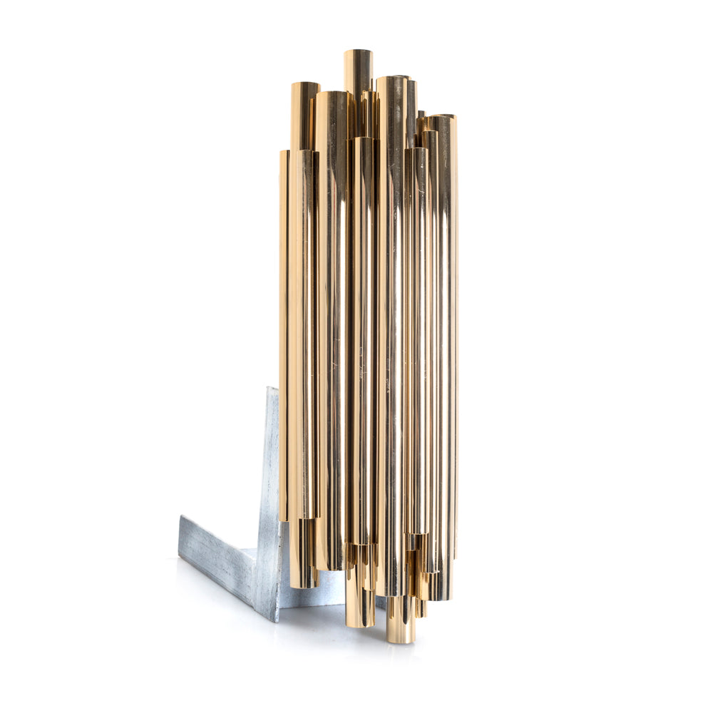 Gold Tube Sconce