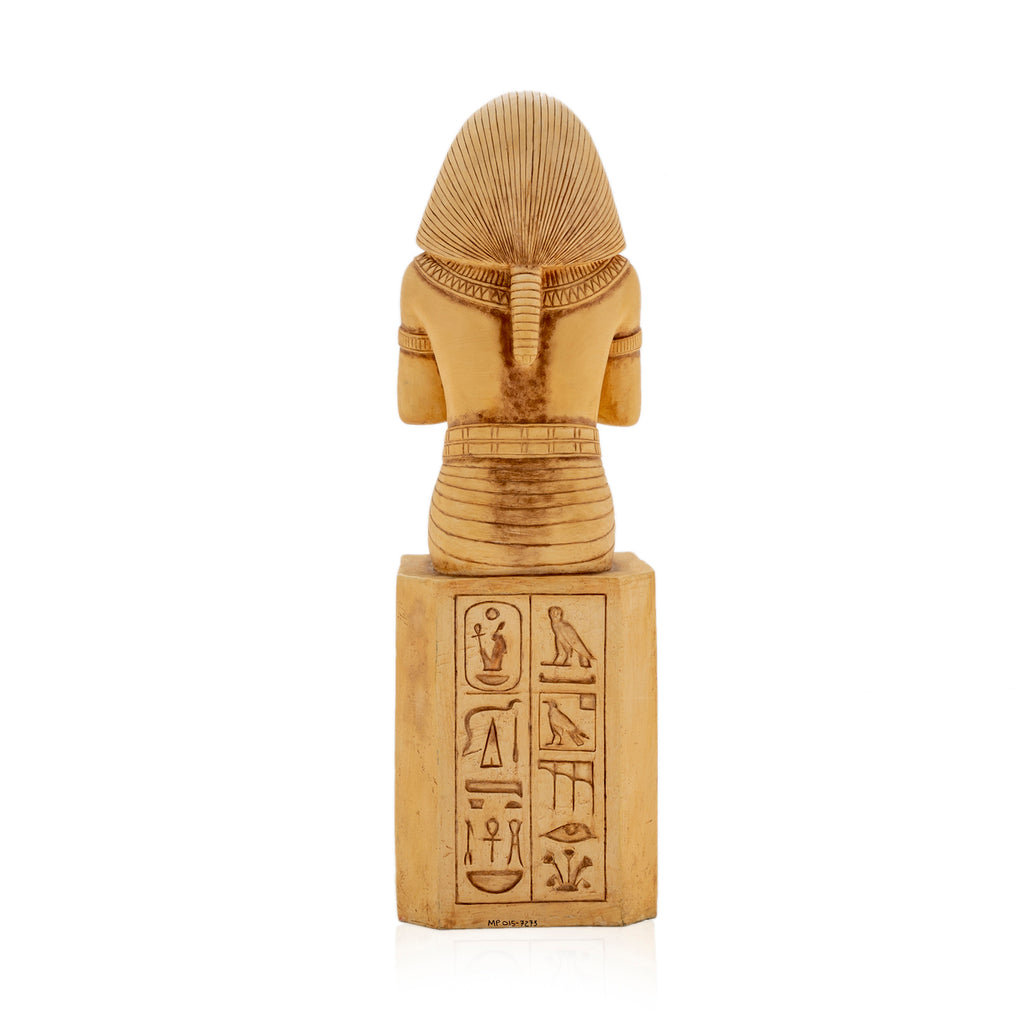 Tan Egyptian Pharaoh Statue