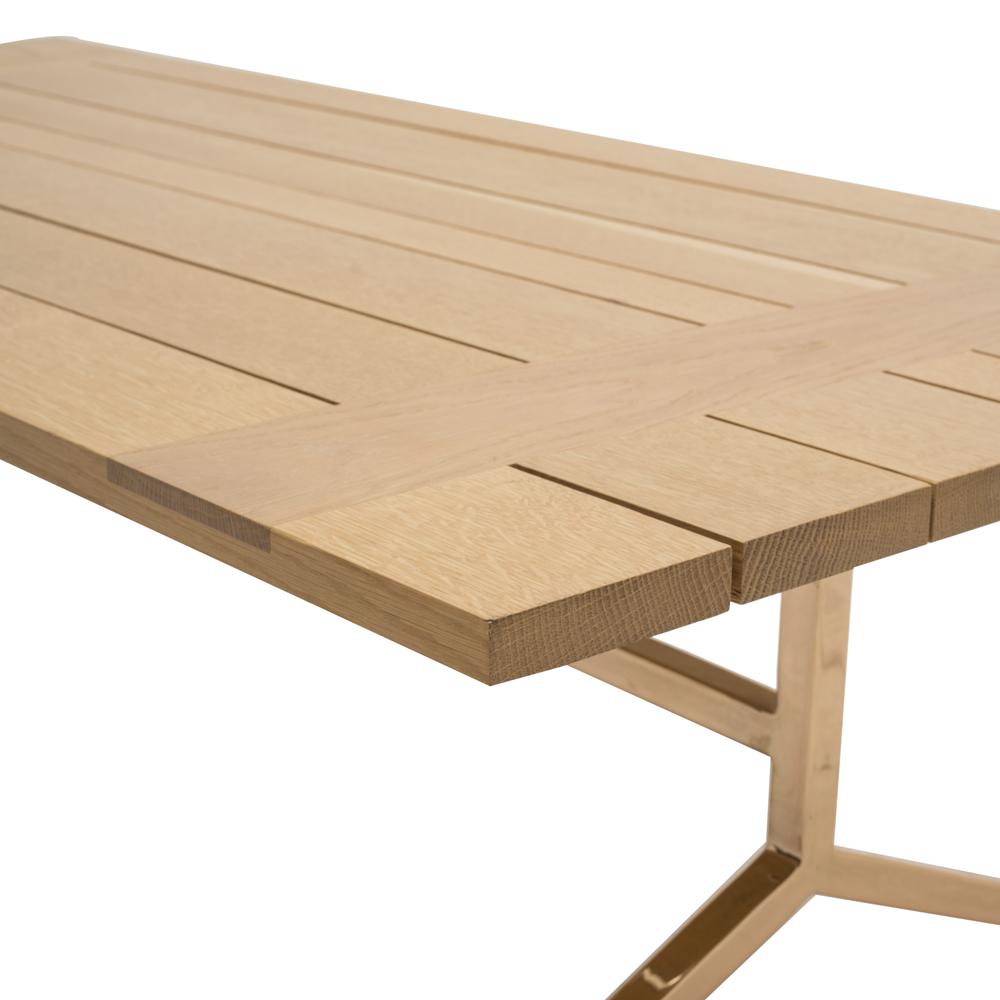 Picnic Style Wood Coffee Table