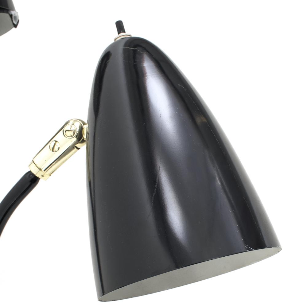 Black Triple Bulb Floor Lamp
