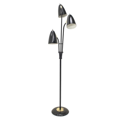 Black Triple Bulb Floor Lamp
