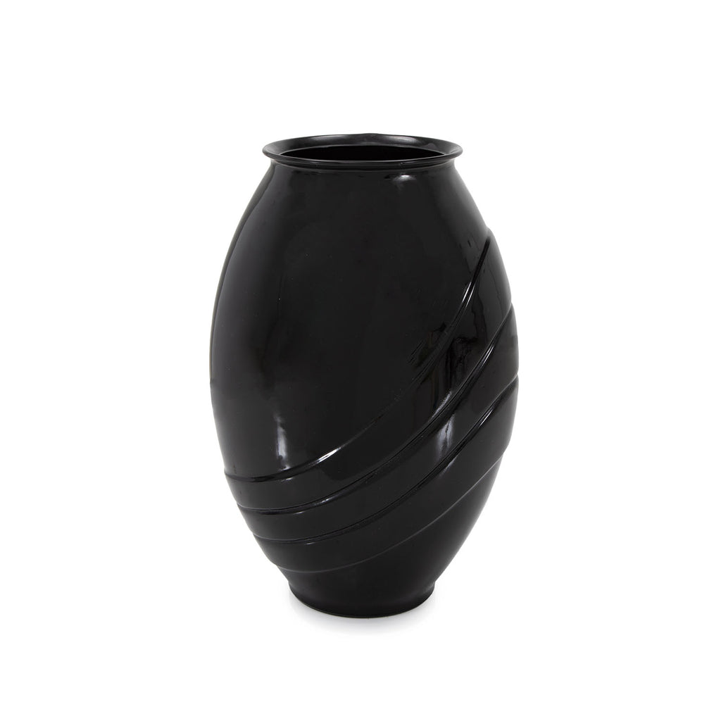 Black Deco Vase