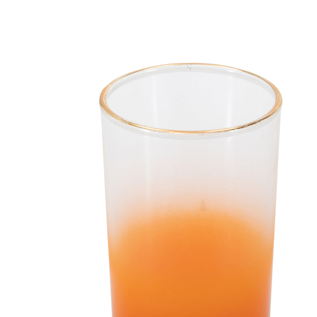 Orange - Red - Yellow Ombre Highball Glasses