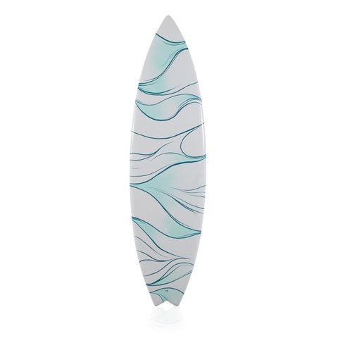 Wave Pattern Surfboard