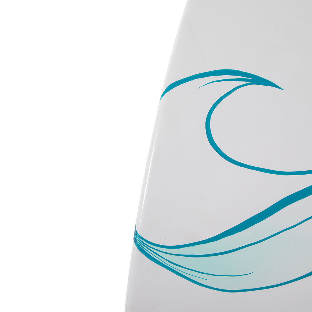 Wave Pattern Surfboard