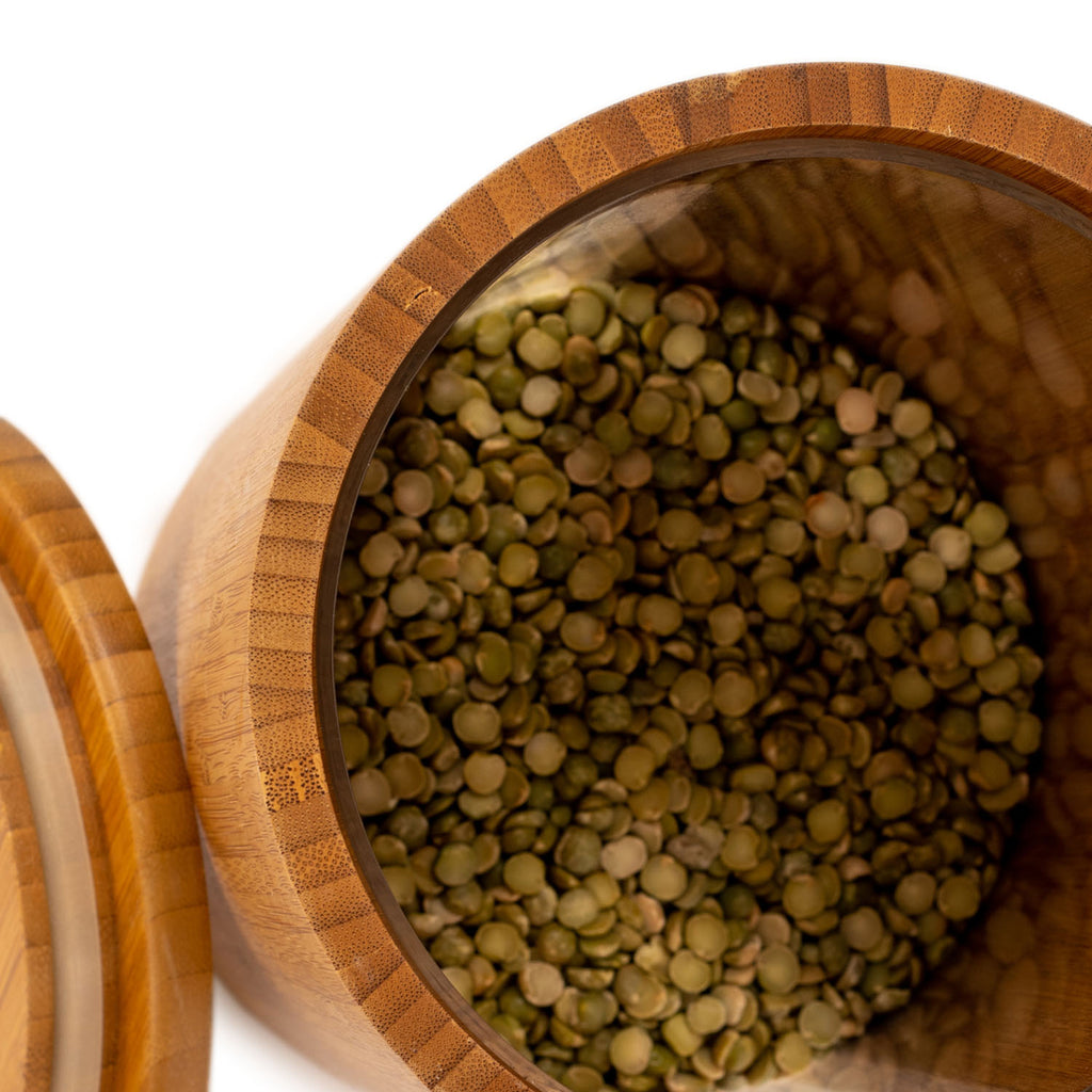 Wood Bamboo Spice Container - Tall