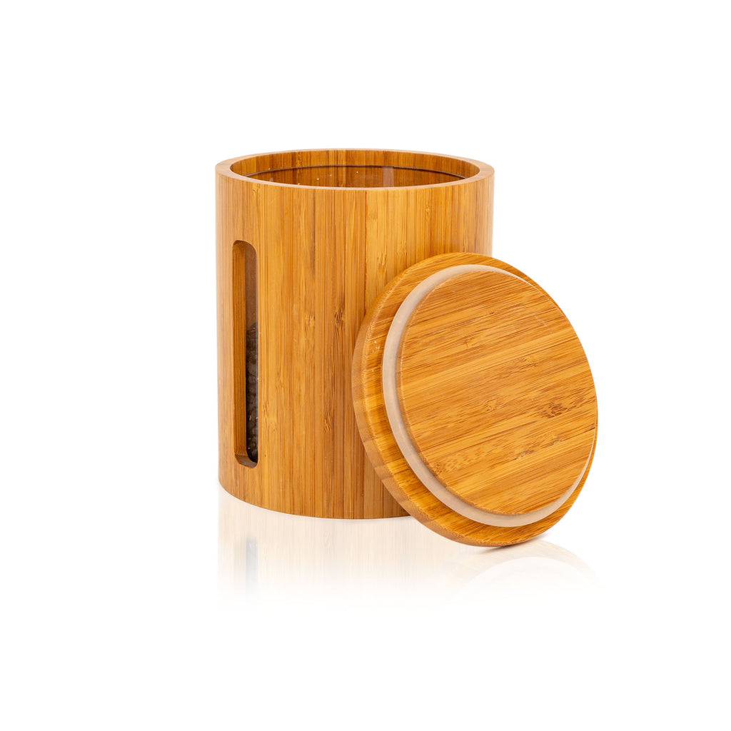 Wood Bamboo Spice Container - Small