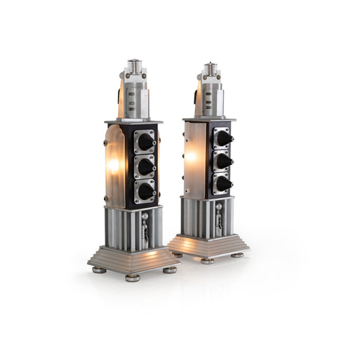 Futuristic Tabletop Table Lamp Sculpture