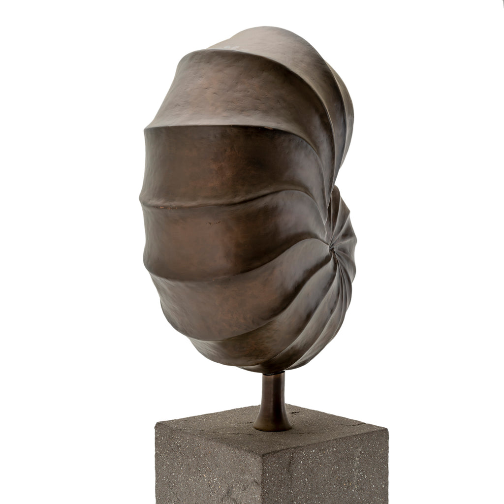 Huge Bronze Shell Sculpture