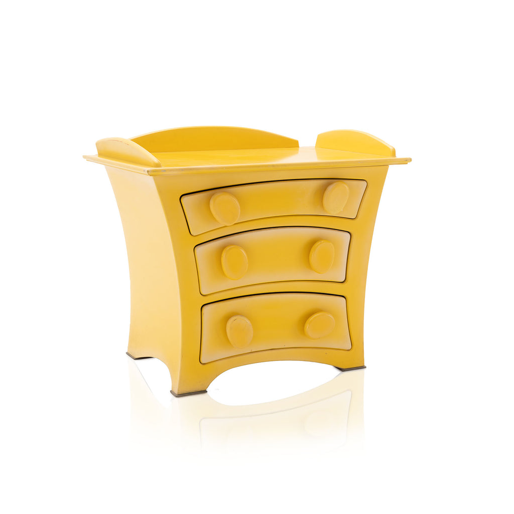 Yellow Cartoon Short Dresser