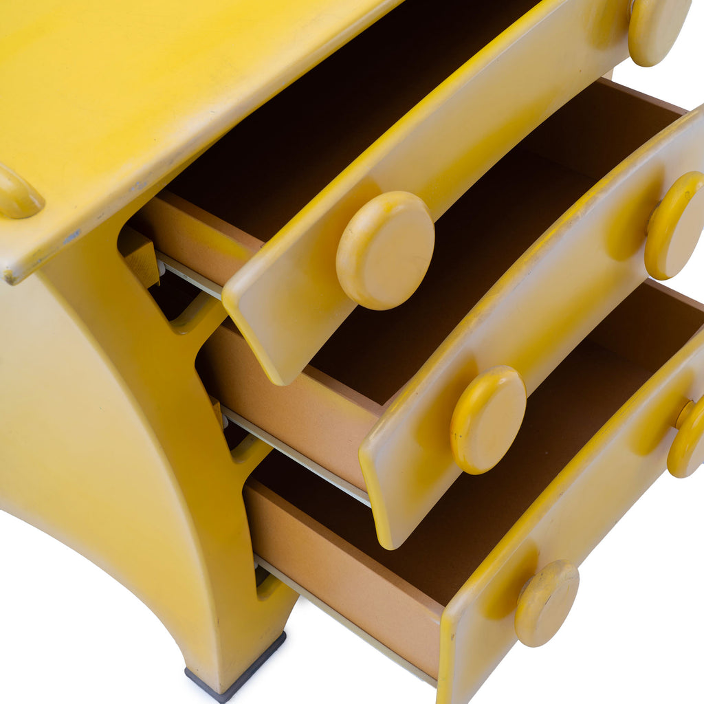 Yellow Cartoon Short Dresser