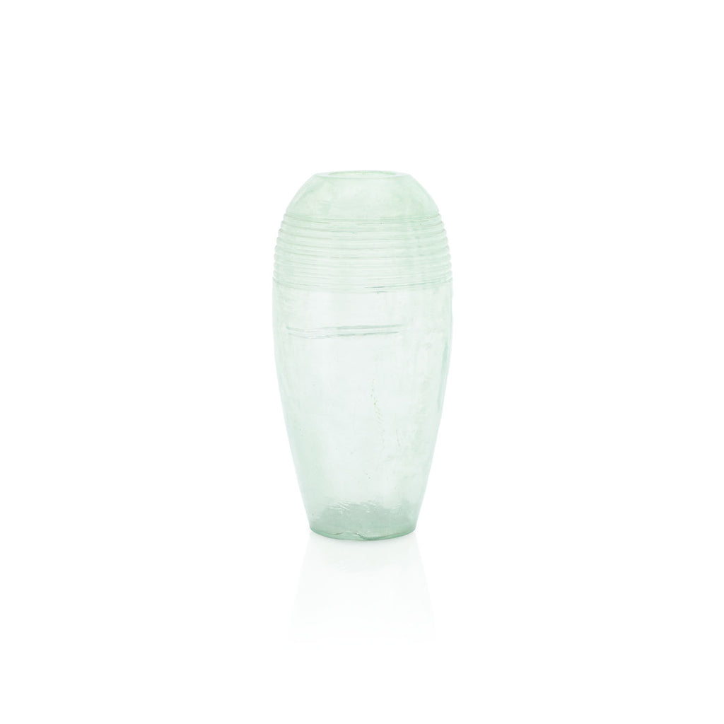 Transparent Seafoam Plastic Floor Vase Planter